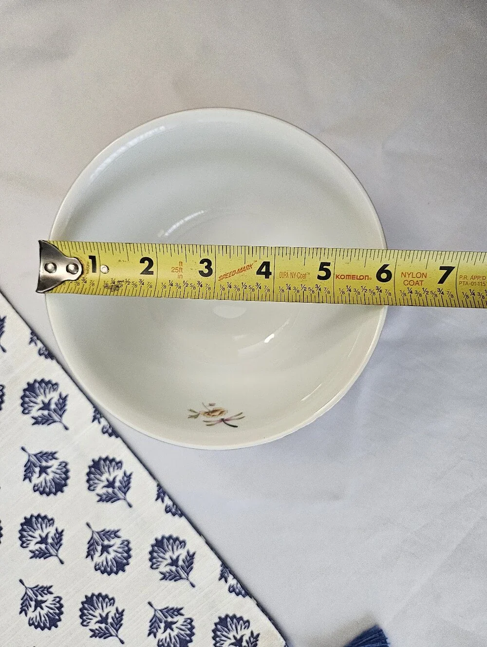 Vintage 1981 Avon American Heirloom Porcelain Bowl - Floral Pattern